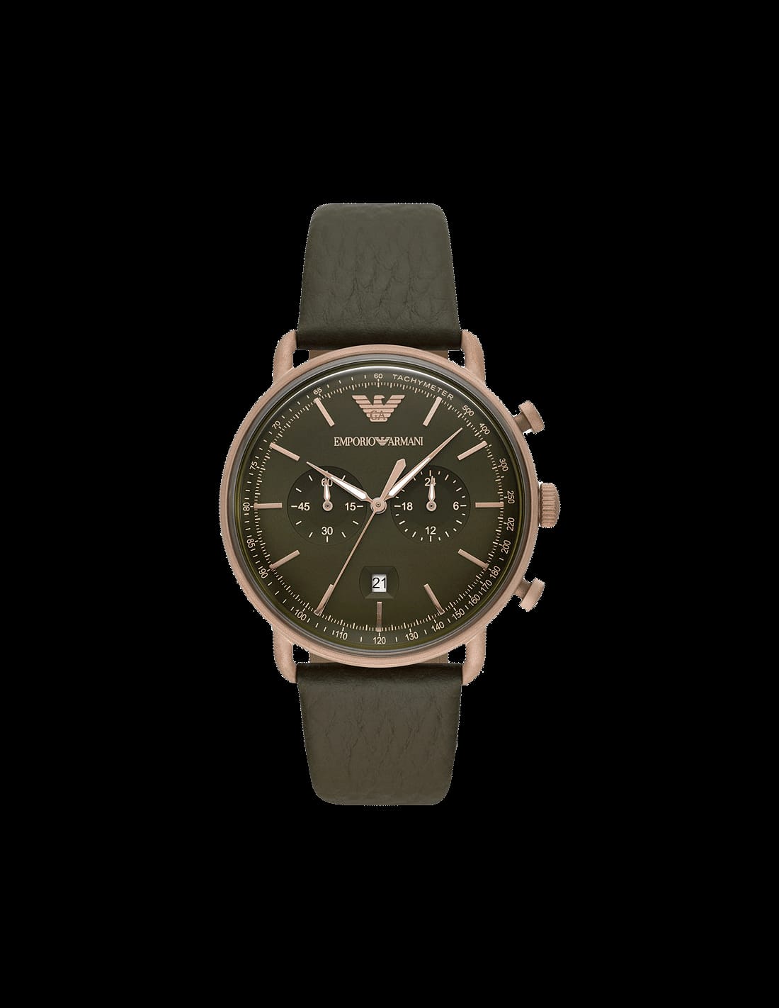 Emporio Armani Analog Green Dial Men's Watch-AR11421