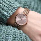 Emporio Armani Women's AR11062 Dress Watch Analog Display Quartz Pink Watch