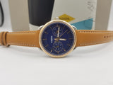 Fossil Tailor Date-Day Blue Dial Ladies Watch ES4257