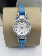 Fossil ES3474 26mm Stainless Steel Case Crocodile Mineral Women's Watch