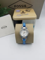 Fossil ES3474 26mm Stainless Steel Case Crocodile Mineral Women's Watch
