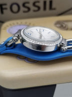 Fossil ES3474 26mm Stainless Steel Case Crocodile Mineral Women's Watch