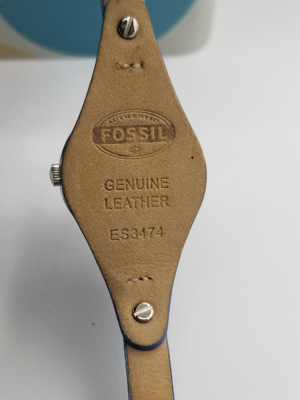 Fossil ES3474 26mm Stainless Steel Case Crocodile Mineral Women's Watch
