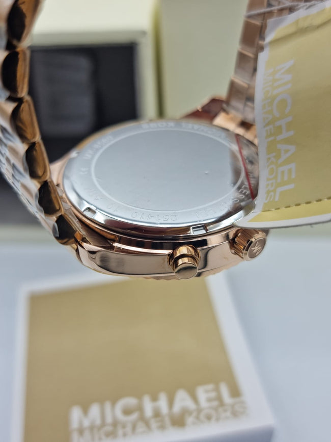 Michael Kors Men's MK8580 Analog Display Analog Quartz Rose Gold Watch Main Image