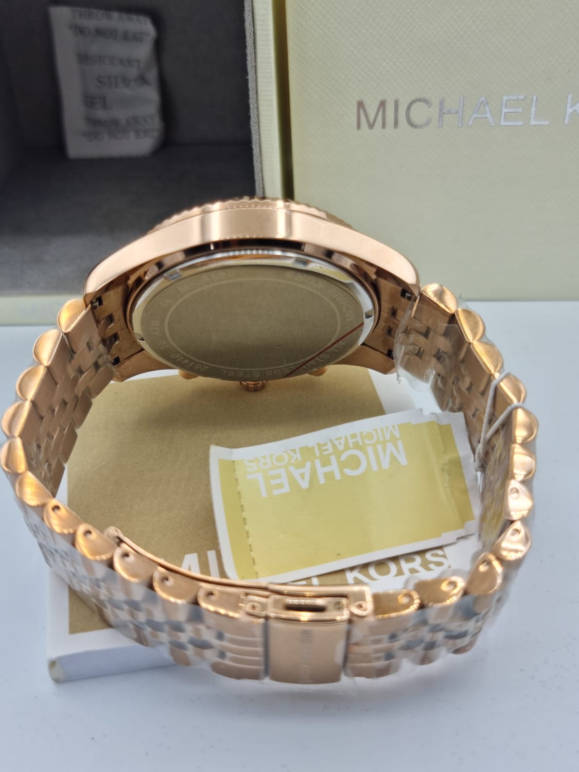 Michael Kors Men's MK8580 Analog Display Analog Quartz Rose Gold Watch