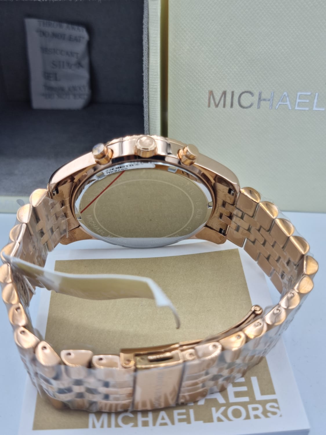 Michael Kors Men's MK8580 Analog Display Analog Quartz Rose Gold Watch