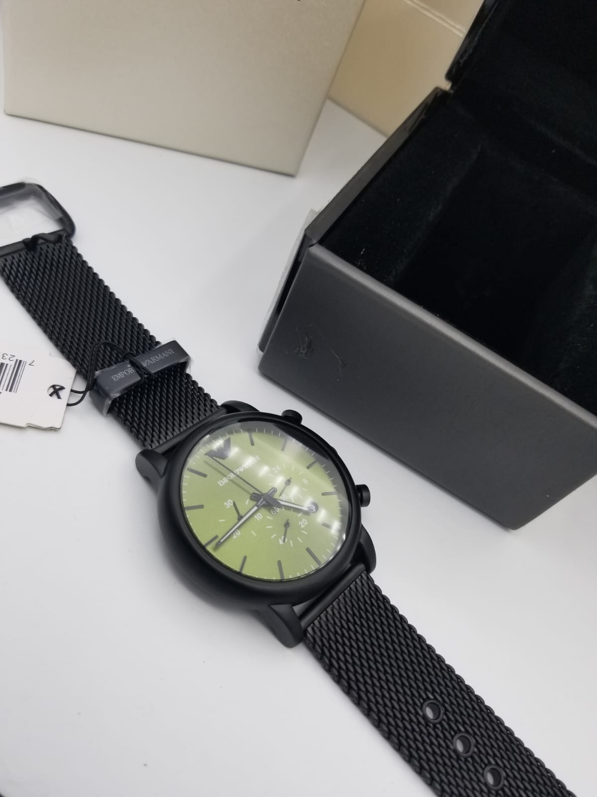 Emporio Armani Men's Summer Quartz Watch with Stainless Steel Strap, B