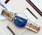 Movado Men’s Quartz Swiss Made Stainless Steel Blue Dial 40mm Watch 0607267