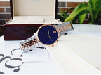 Movado Men’s Quartz Swiss Made Stainless Steel Blue Dial 40mm Watch 0607267