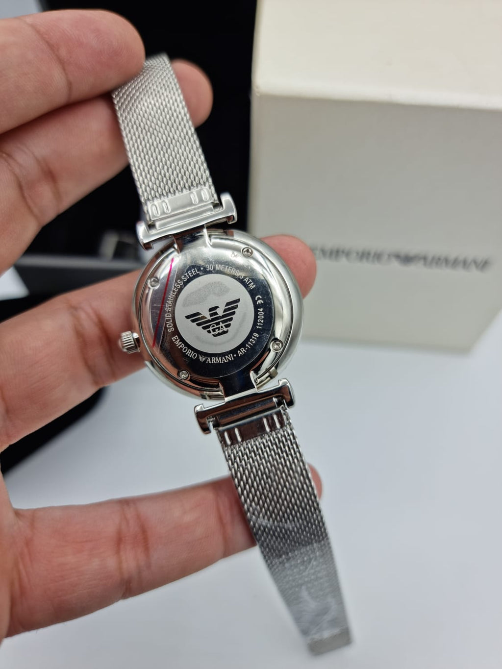 Emporio Armani Quartz Mother of Pearl Dial Ladies Watch AR11319