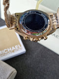 Michael Kors Men’s Chronograph Stainless Steel Black Dial 44mm Watch MK8726