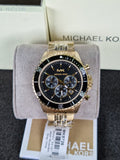 Michael Kors Men’s Chronograph Stainless Steel Black Dial 44mm Watch MK8726