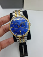 Emporio Armani Men's AR1847 Dress Two Tone Watch