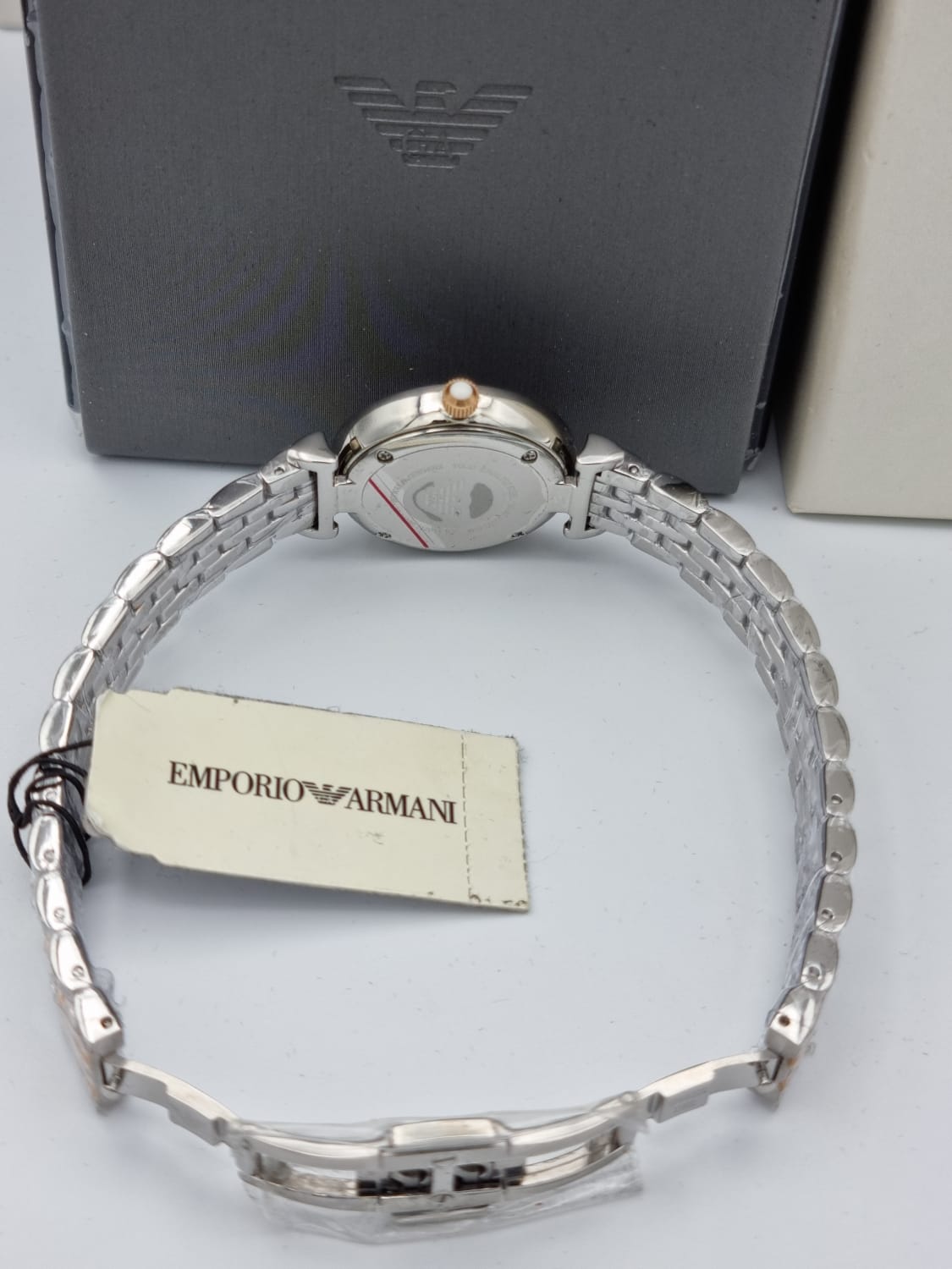 Emporio Armani Women’s Quartz Stainless Steel White Dial 28mm Watch AR11290