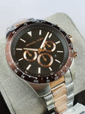 Michael Kors Men’s Quartz Stainless Steel Black Dial 45mm Watch MK8913