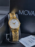 Movado Women’s Quartz Swiss Made Stainless Steel Mother of pearl Dial 28mm Watch 0606998