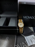 Movado Women’s Quartz Swiss Made Stainless Steel Mother of pearl Dial 28mm Watch 0606998