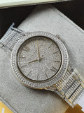 Michael Kors Women’s Quartz Stainless Steel White Dial 38mm Watch MK3359