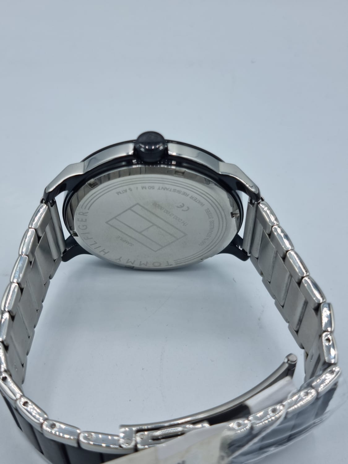 Tommy Hilfiger Men’s Quartz Stainless Steel Black Dial 44mm Watch 1791619