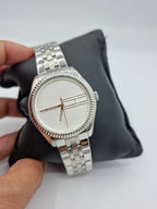 Tommy Hilfiger Women'S Silver White Dial Stainless Steel Watch - 1782080