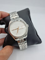 Tommy Hilfiger Women'S Silver White Dial Stainless Steel Watch - 1782080