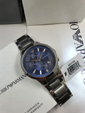 EMPORIO ARMANI Renato Chronograph Quartz Blue Dial Men's Watch AR11164