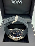 BOSS Orange 1512943 Men's Black Silver Orange 48 mm