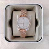Emporio Armani Women’s Quartz Rose Gold Stainless Steel Mother Of Pearl Dial 32mm Watch AR11385