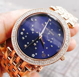 Michael Kors Women’s Quartz Stainless Steel Blue Dial 39mm Watch MK3728