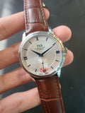 TSS Automatic Gents Watch Brown leather Strap