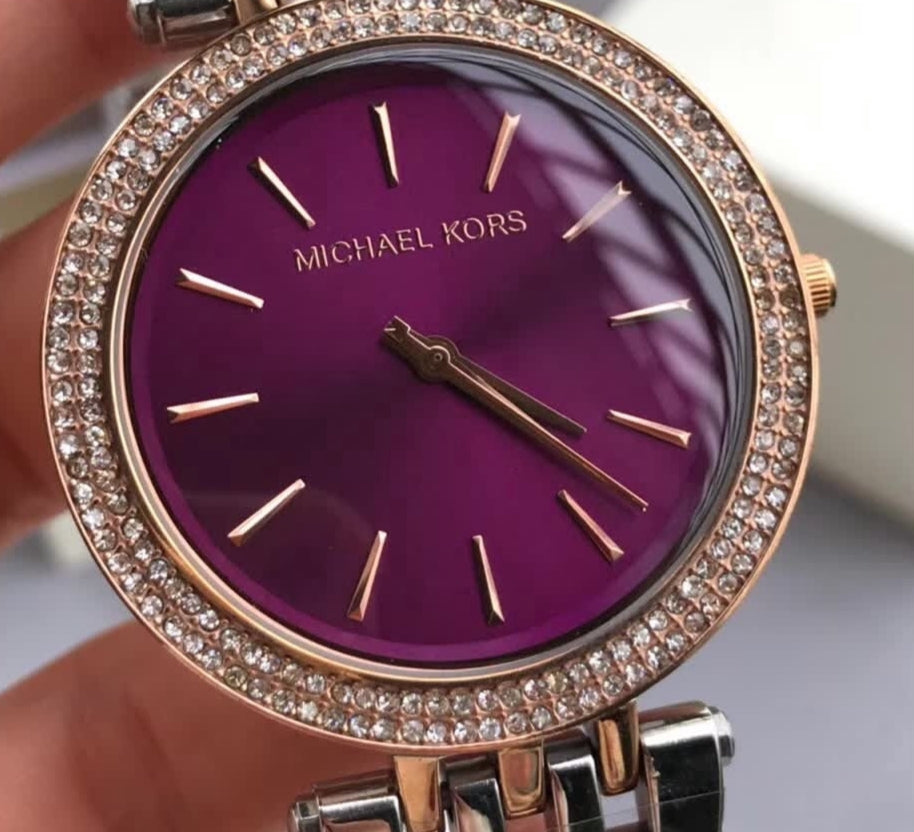 Michael Kors Analog Purple Dial Womens WatchMK6721  Michael Kors  Amazonin Fashion