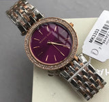 Michael Kors Women’s Quartz Stainless Steel Purple Dial 39mm Watch MK3353