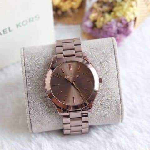 Michael Kors Women’s Quartz Stainless Steel Rose Gold Dial 40mm Watch MK3418