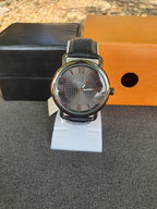 Kenneth Cole Gents Watch Black Leather Strap Black Dial KCW0000