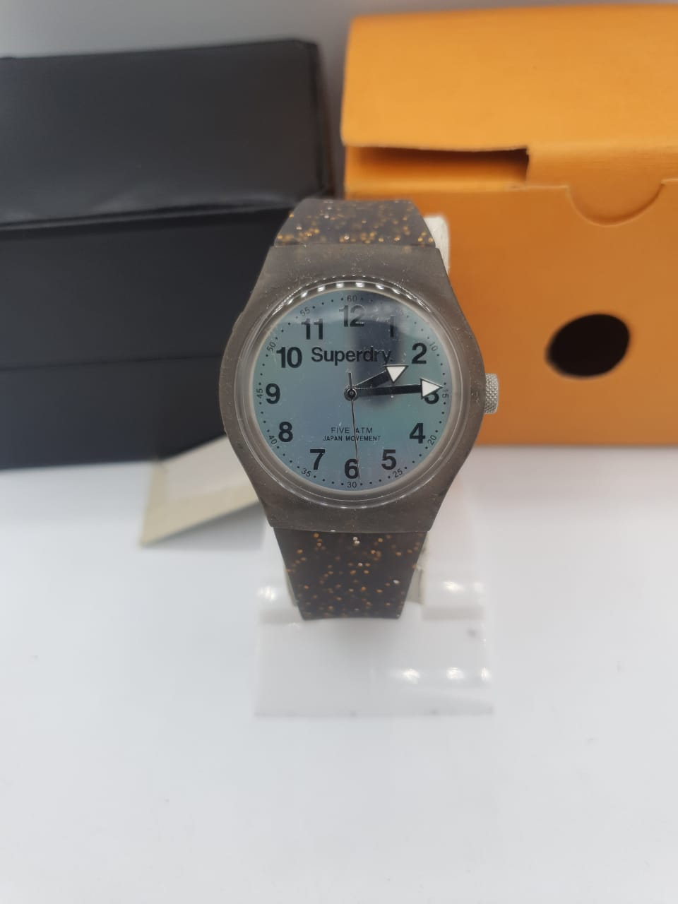 SUPERDRY Quartz White Dial Silicone Strap Ladies Watch 2511600