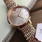 Emporio Armani Women's AR11062 Dress Watch Analog Display Quartz Pink Watch