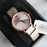 Emporio Armani Women's AR11062 Dress Watch Analog Display Quartz Pink Watch