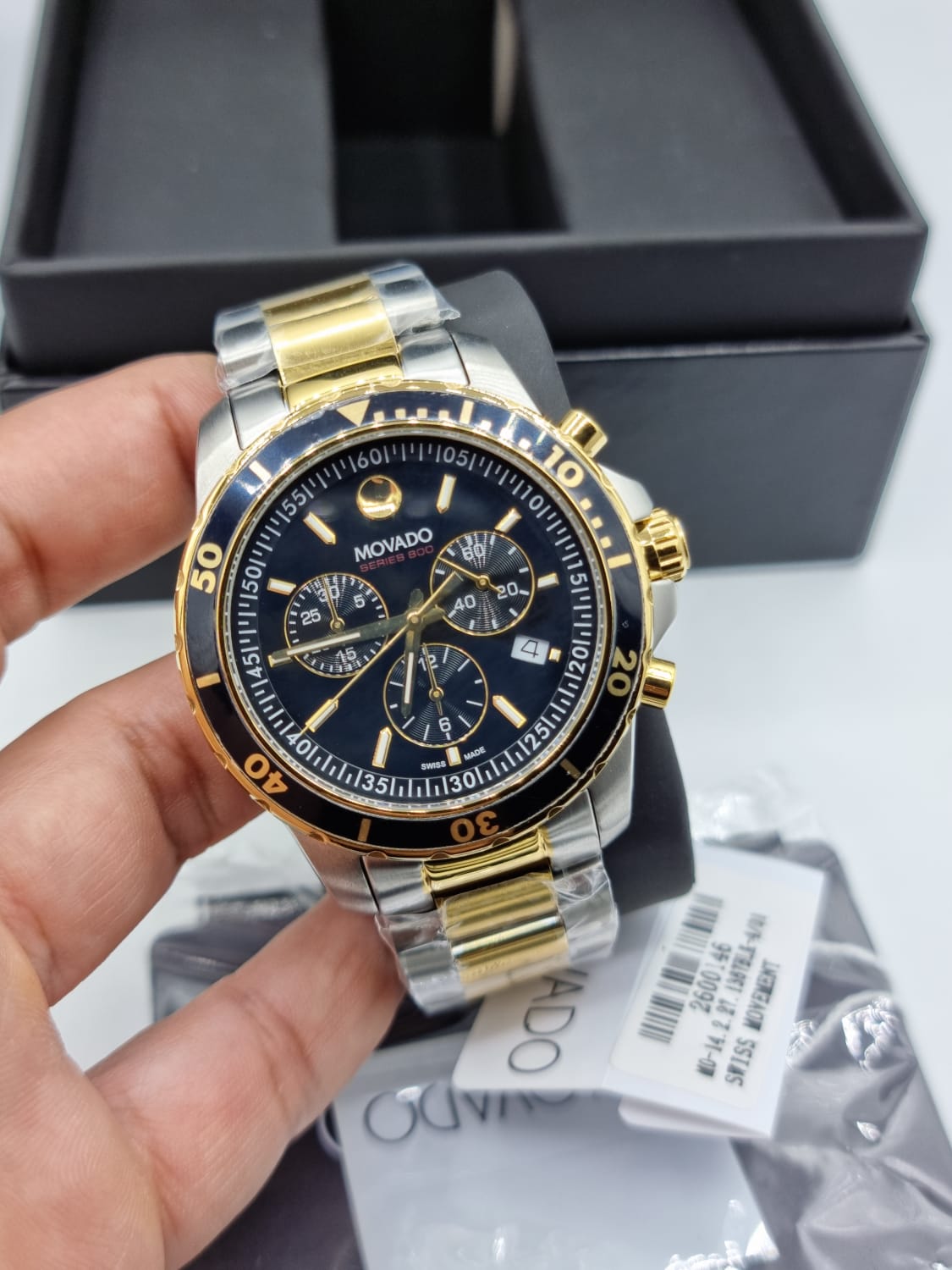 800 Gold Movado Watch Series 800 Movado Watch Silver And Gold