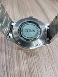titus Automatic white dial Gents watch