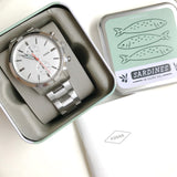 Fossil Men’s Quartz Stainless Steel White Dial 44mm Watch FS5346