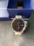 Tommy Hilfiger Men’s Quartz Gold Stainless Steel Black Dial 44mm Watch 1791708