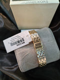 Michael Kors Women’s Quartz Stainless Steel Gold Dial 26mm Watch MK3295