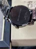 BURBERRY The City Gunmetal Dial Steel Men's Watch BU9902
