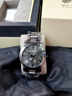 BURBERRY The City Gunmetal Dial Steel Men's Watch BU9902
