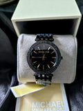 Michael Kors Women’s Quartz Stainless Steel Black Dial 39mm Watch MK3337