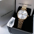Emporio Armani Women’s Analog Stainless Steel Mother of Pearl Dial 32mm Watch AR11007