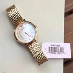 Emporio Armani Women’s Analog Stainless Steel Mother of Pearl Dial 32mm Watch AR11007