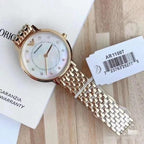 Emporio Armani Women’s Analog Stainless Steel Mother of Pearl Dial 32mm Watch AR11007