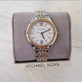 Michael Kors Women’s Quartz Stainless Steel Silver White 36mm Watch MK7084