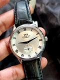 Tss Automatic Gents watch Black leather strap